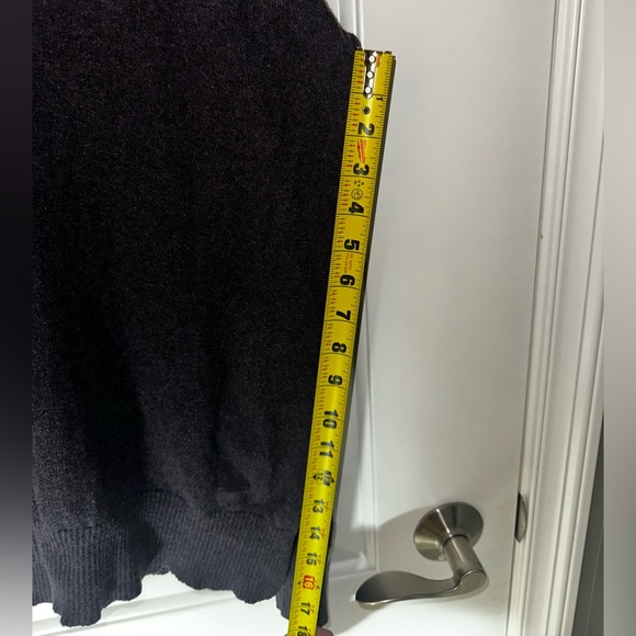 Eddie Bauer Cotton Cashmere V Neck Sweater Dark Gray Men’s XL - Picture 6 of 8